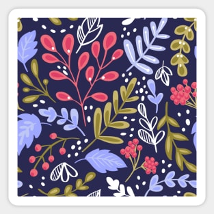 Botanical Floral Seamless pattern 2 Sticker